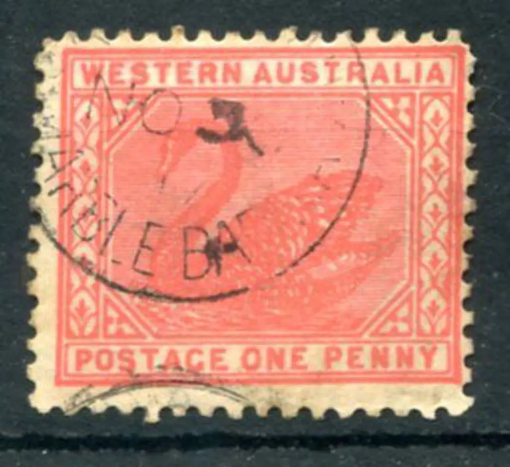 Marble Bar Savings Bank SBii on 1d red swan for 5 ... Image 1++