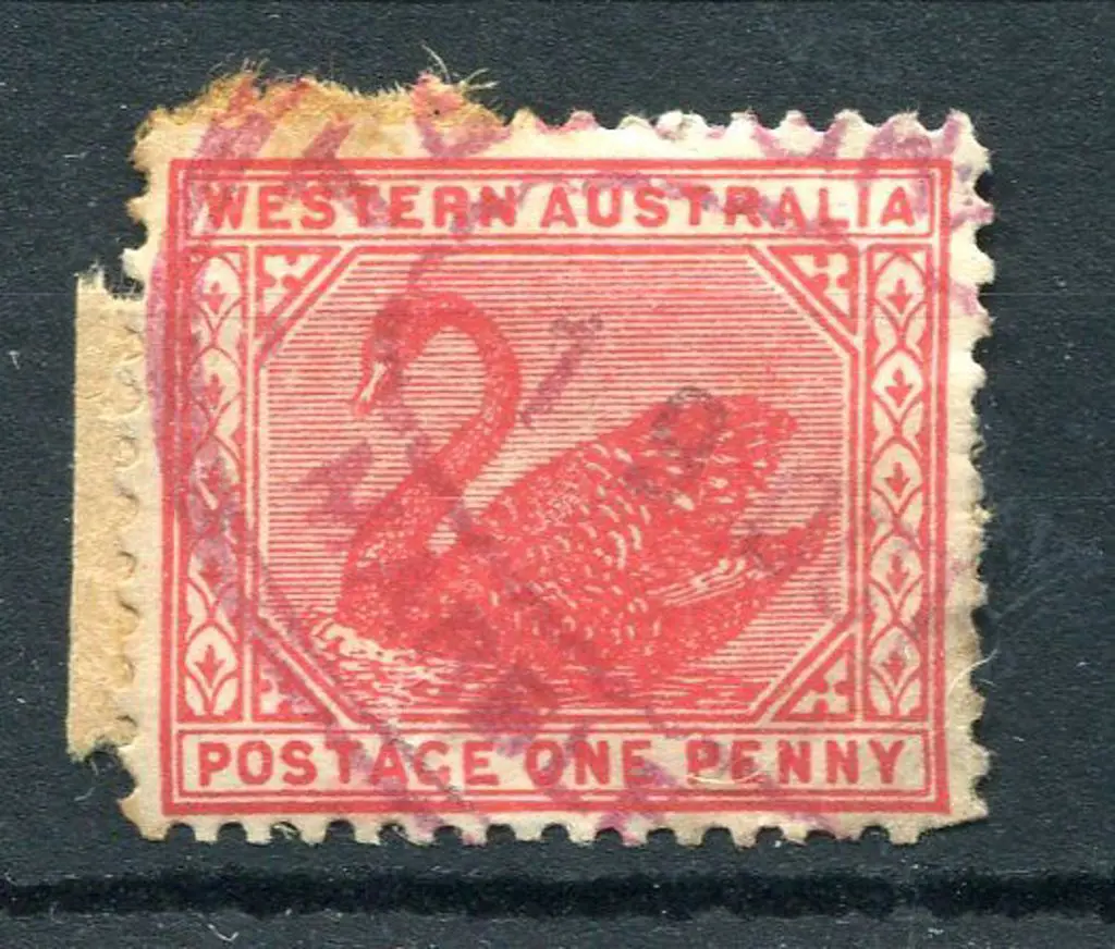 Marble Bar Telegraph Office ORS2 in red ink on 1d ... Image 1++
