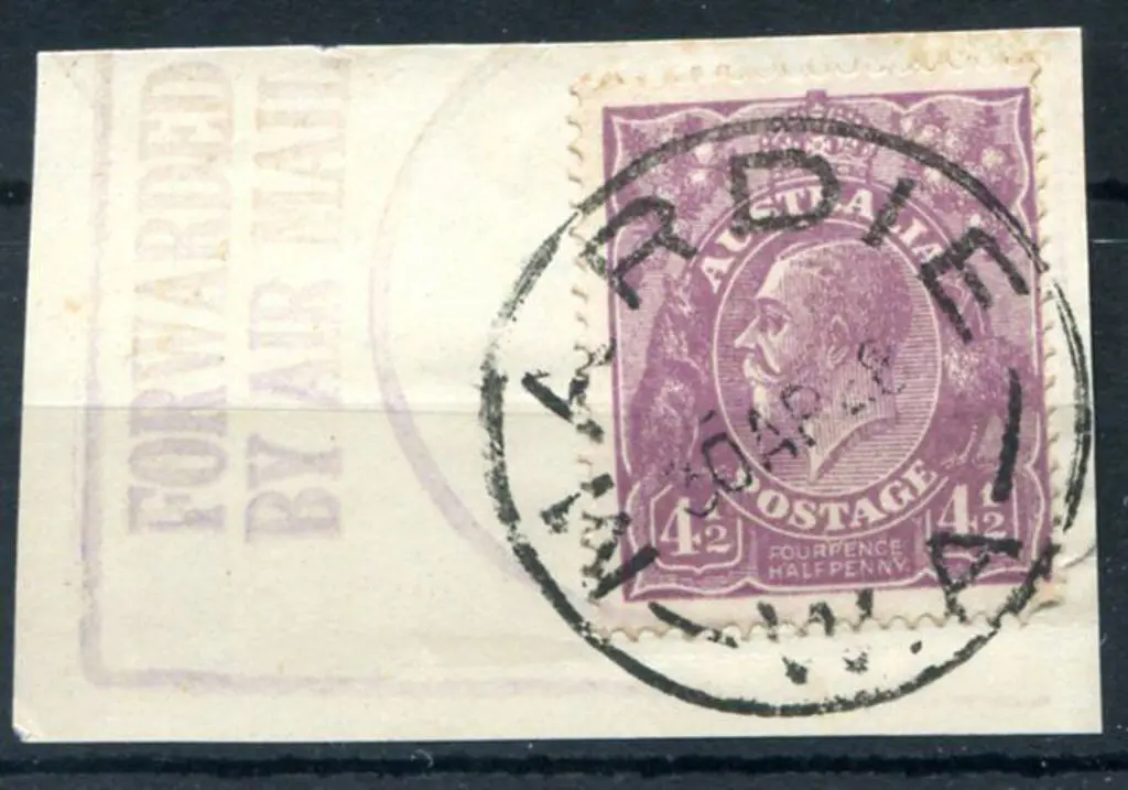 Mardie C30 On piece with part "FORWARDED BY AIR ... Image 1++