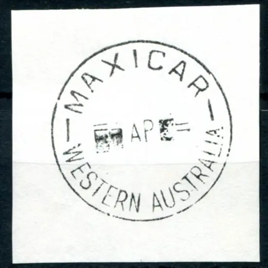 Maxicar A30 Archival strike complete on piece with ...