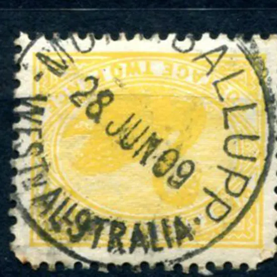 Mummballupp D26-a on 2d yellow swan for 28 JUN 09 ...