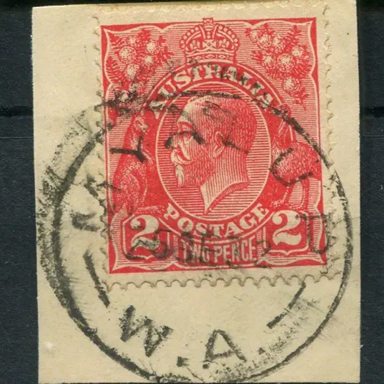 Myalup C30 on 2d red KGV on piece for 26 SE 32. ...