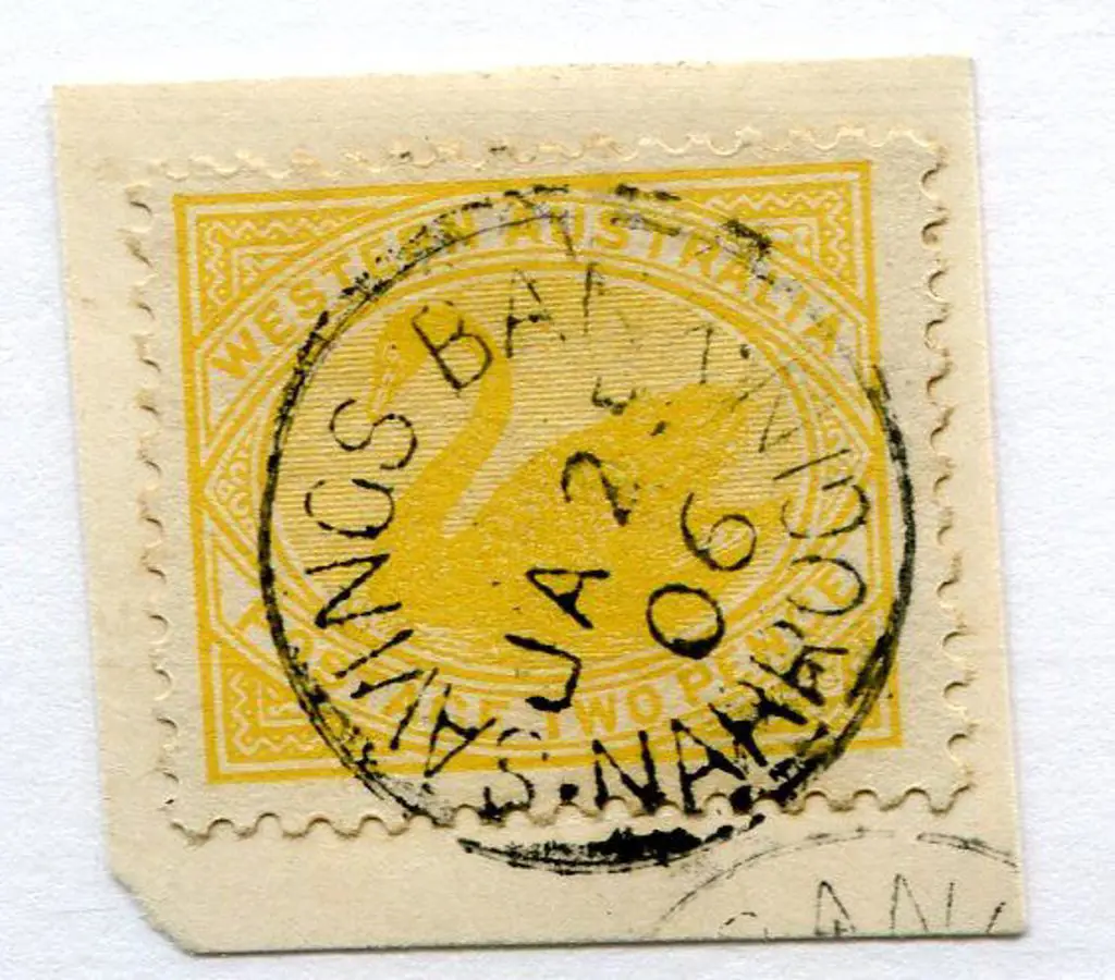 Narrogin Savings Bank Sbi on 2d yellow swan for JA ... Image 1++