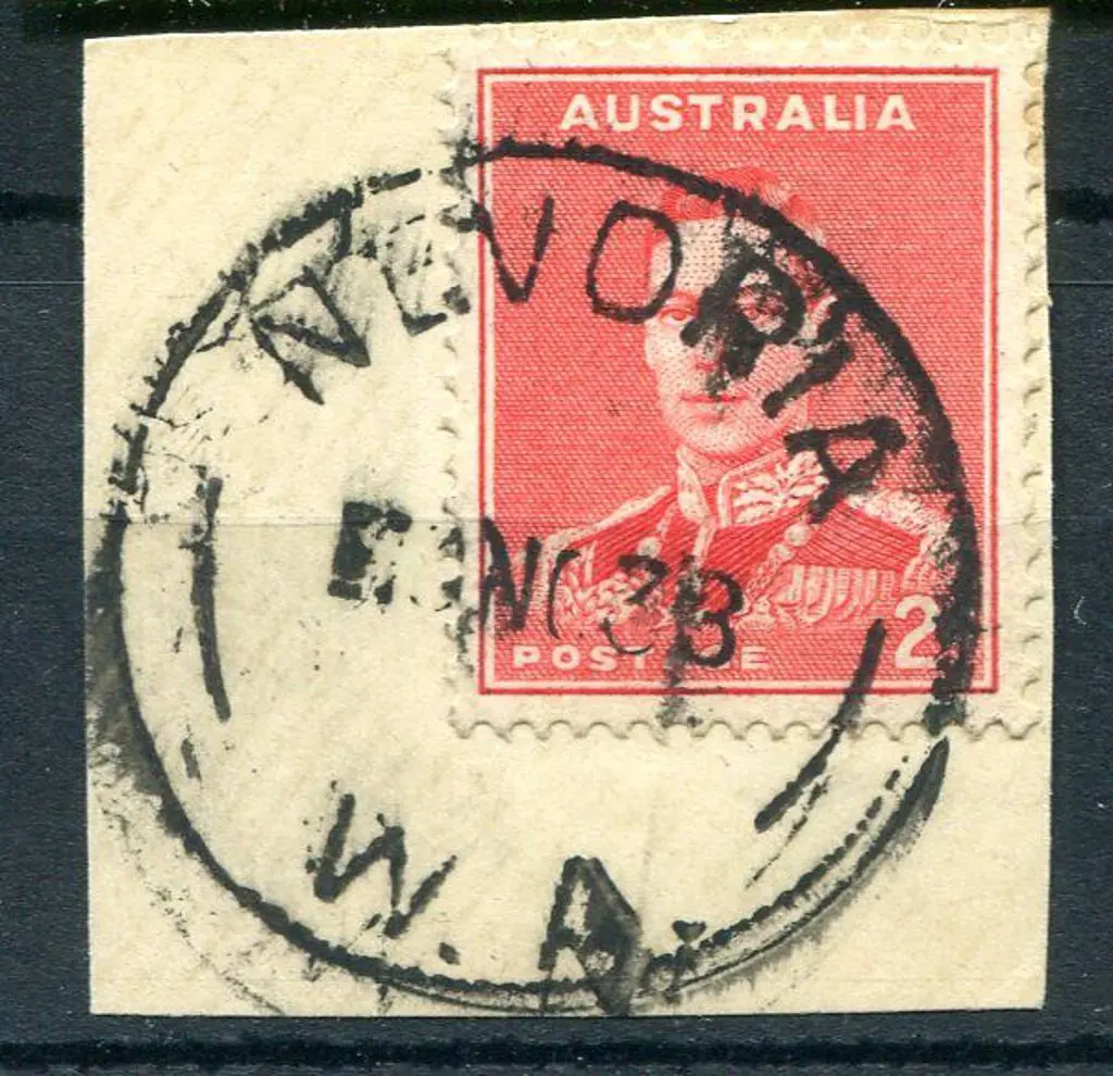 Nevoria C30 on 2d red KGV on piece for ? NOV 38. ... Image 1++