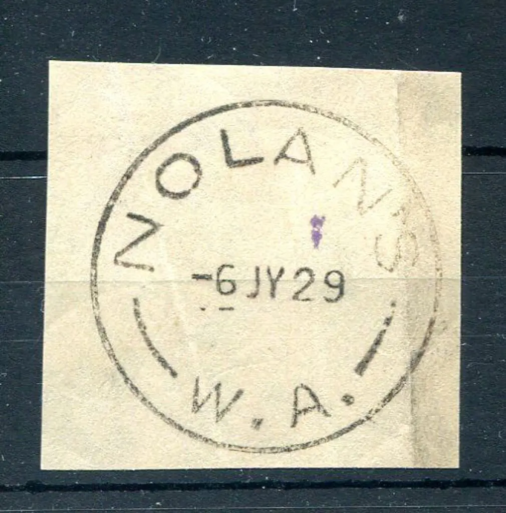 Nolan's C30. Complete strike on piece for 6 JY 29. ... Image 1++