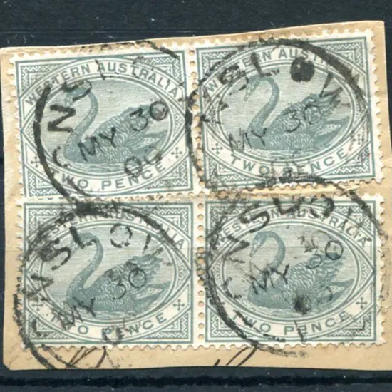 Onslow 3b Four strikes on 4 x 2d grey swans on ...