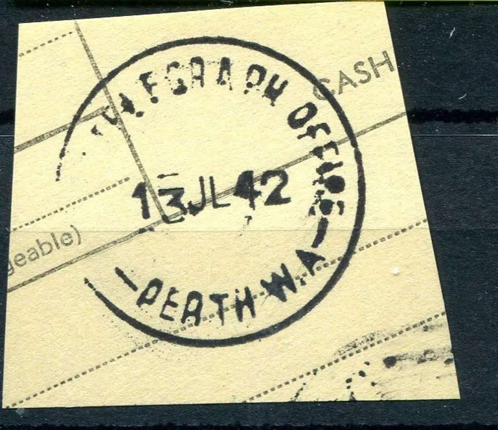Perth (Chief) Telegraph Office CDS L28-b Complete ... Image 1++