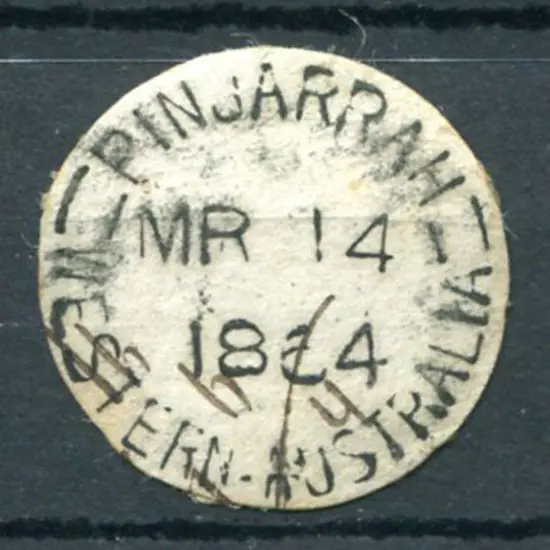 Pinjarrah CDS 1 Cut to shape on piece dated MR 14 ...