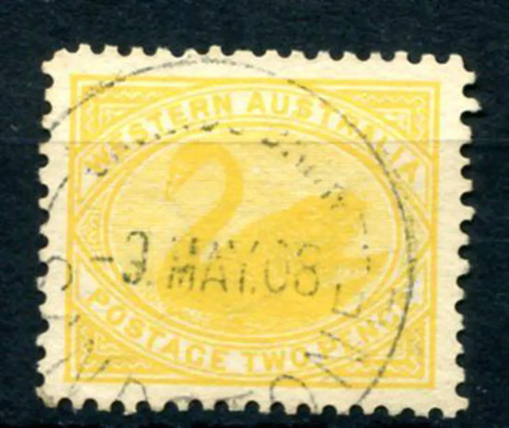 Sandstone Savings Bank SBv on 2d yellow swan dated ... Image 1++