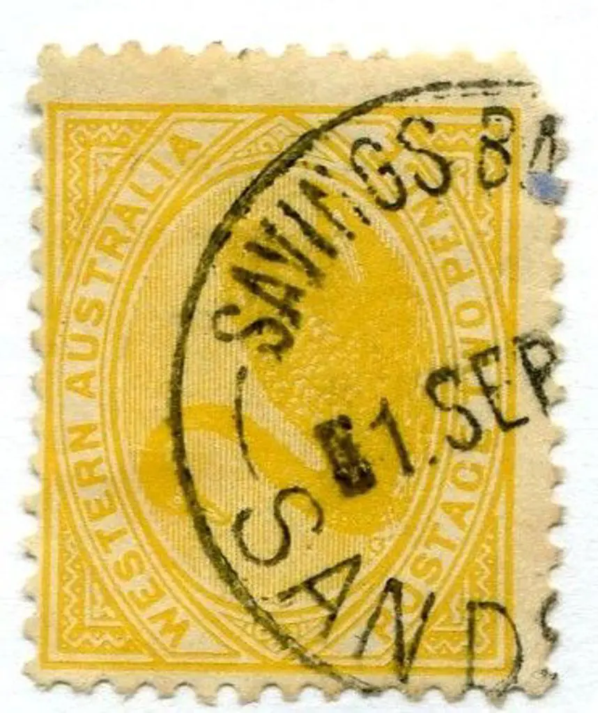 Sandstone Savings Bank Sbv 50% strike on 2d yellow ... Image 1++