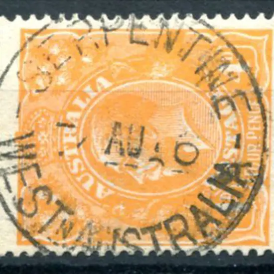 Serpentine D28 Bullseye strike on 4d orange KGV ...