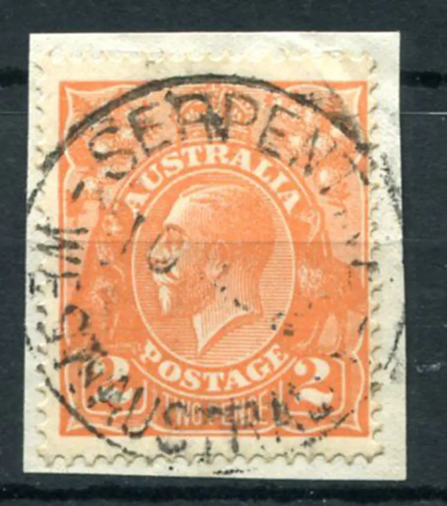 Serpentine D28 on 2d orange KGV for 10-??-22. PMI ... Image 1++