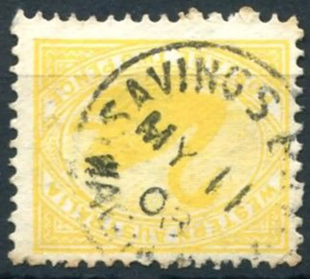 Wagin Savings Bank Sbii 70% strike on 2d yellow ... Image 1++