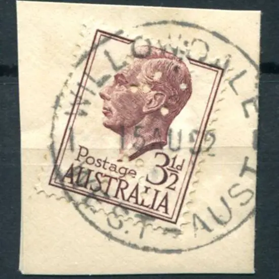 Willowdale E31 on 3½d KGVI dated 15 AU 52, the ...