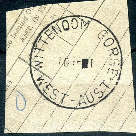 Wittenoom Gorge E30 archival strike on PO form ...