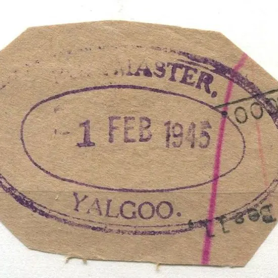 Yalgoo Postmaster ORS2 Variable at top otherwise ...