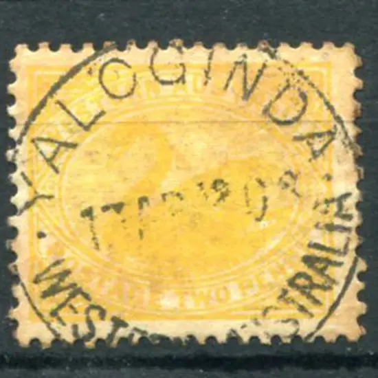 Yaloginda A27 95% clear strike dated 17 APR 1908. ...