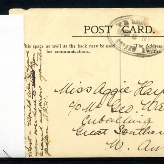 Yornaning ORS 75% transit oval rubber stamp dated ...