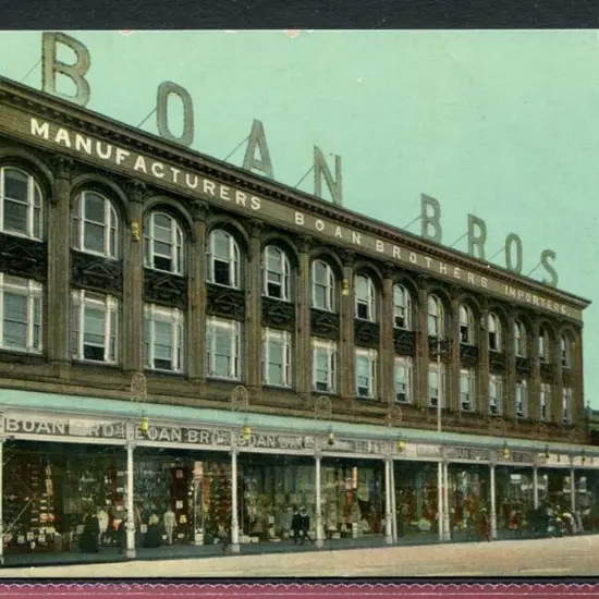"Boan Bros Manufacturers Boan Brothers Importers" ...