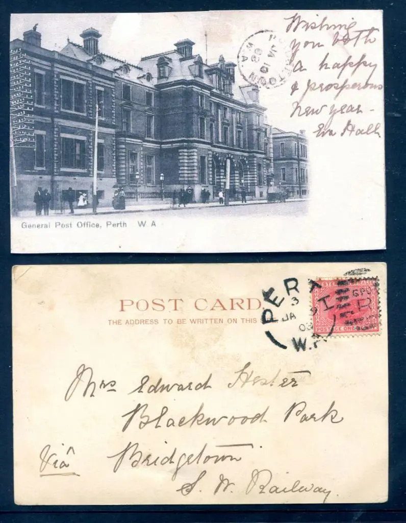 "General Post Office, Perth W.A." No shown ... Image 1++