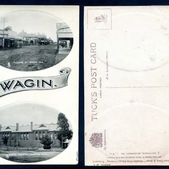 "Tudhoe St Wagin, WA" & "Stateschool Wagin, WA" ...