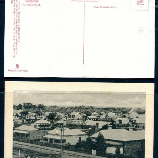 "Stubbs & Jeffrey Timber & Iron Yard" signposted ...