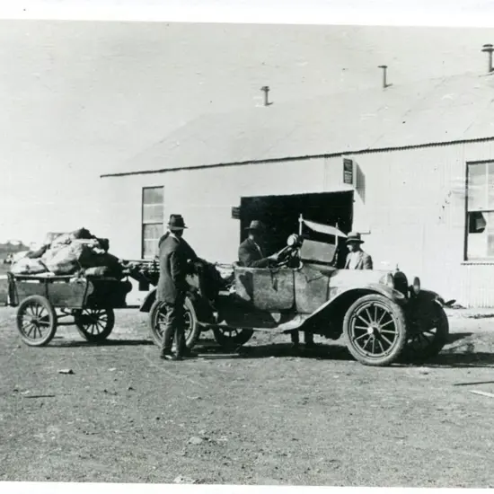 Copies of 3 x b&w photographs stated by the vendor ...