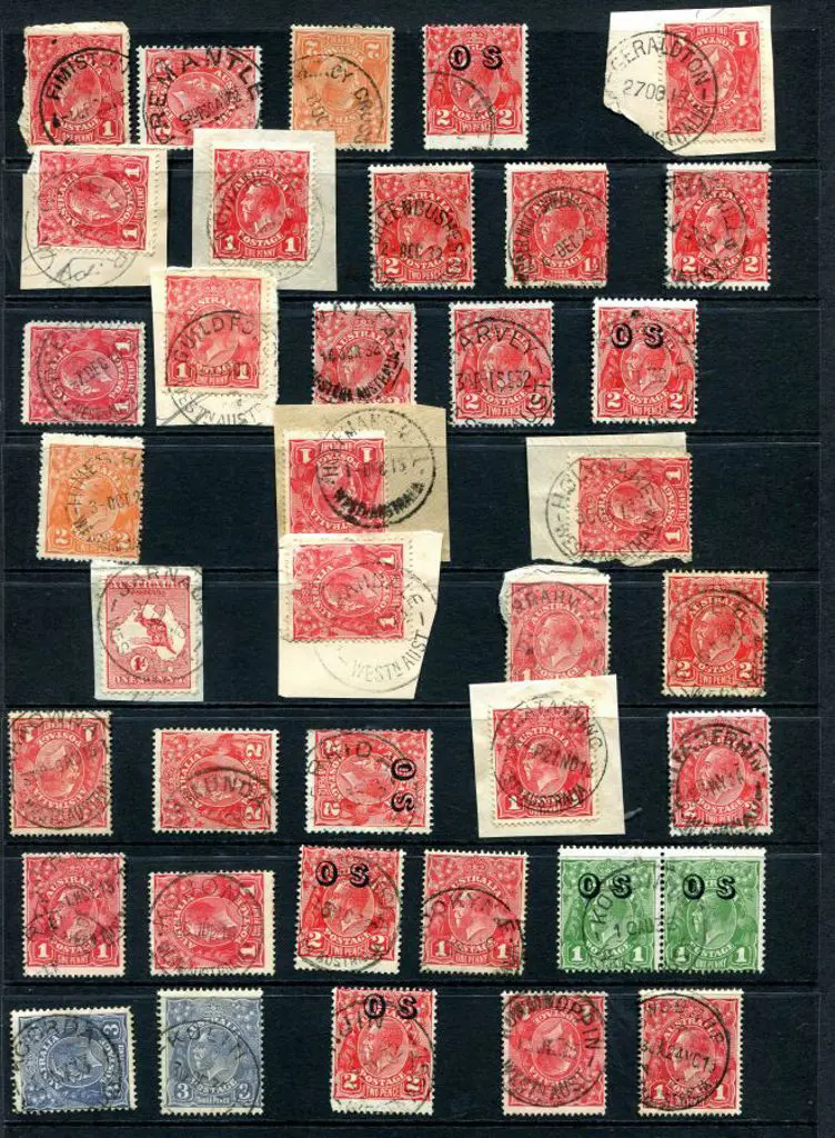 Postmarks F-K on KGV with Fimiston, Fitzroy Xing, ... Image 1++