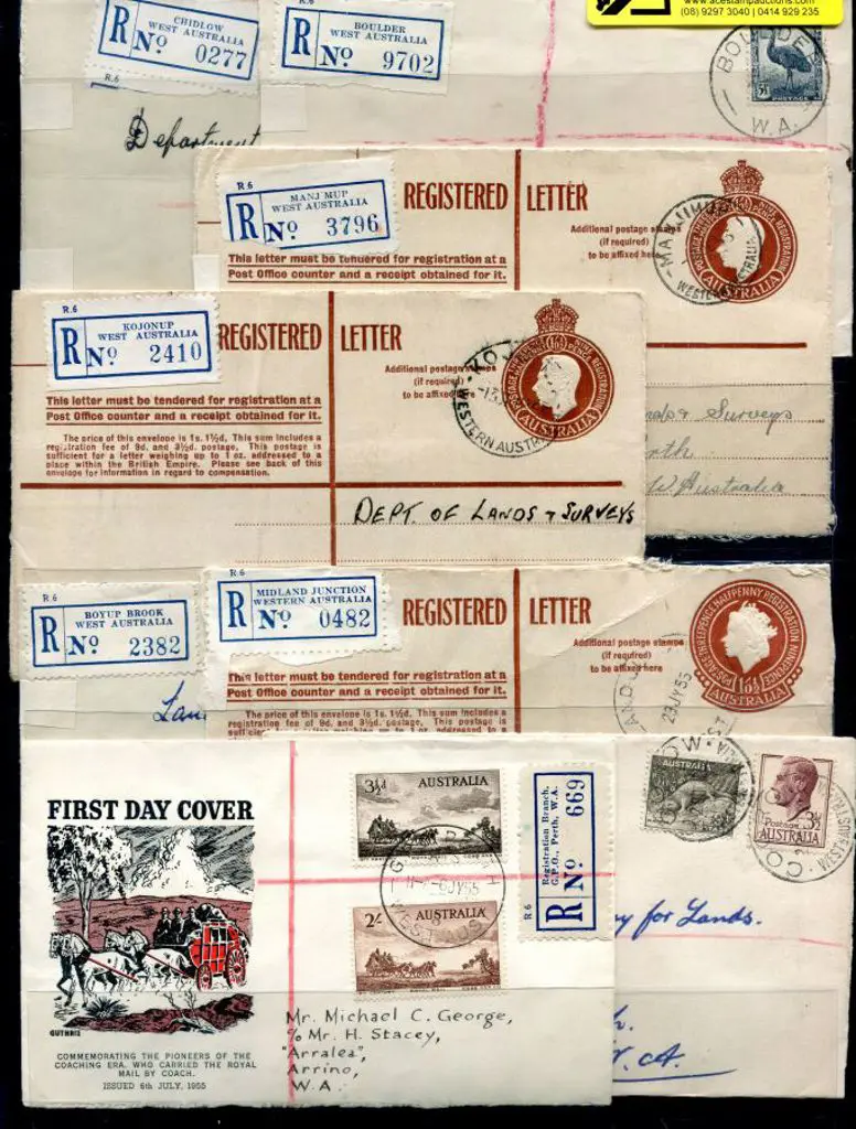Registered Covers 1950's range plus a 1971 "ring ... Image 1++