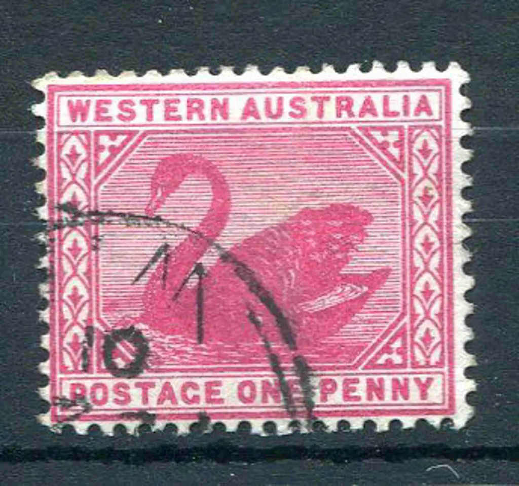 1898 1d carmine with inverted wmk. Fine used. SG ... Image 1++