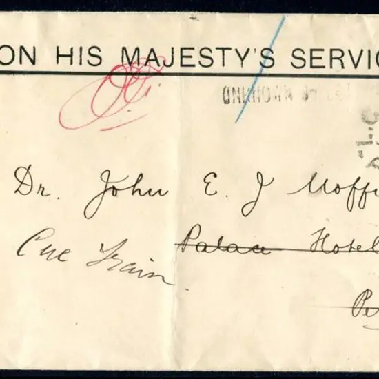 Crown Law Offices OHMS long env addressed to "Dr ...