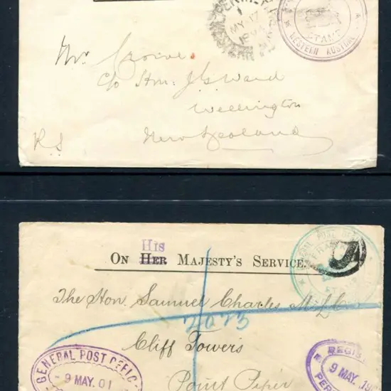 General Post Office Western Australia Two small ...