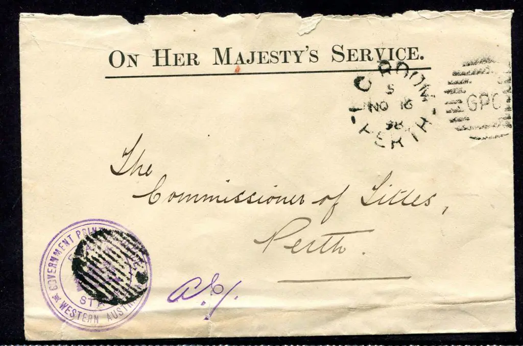 Government Printing Office OHMS env addressed to ... Image 1++