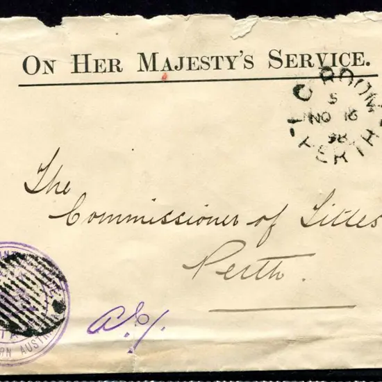 Government Printing Office OHMS env addressed to ...
