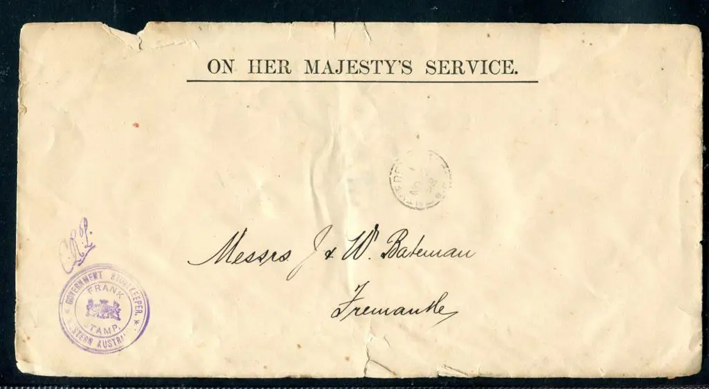 Government Storekeeper Large OHMS cover to ... Image 1++