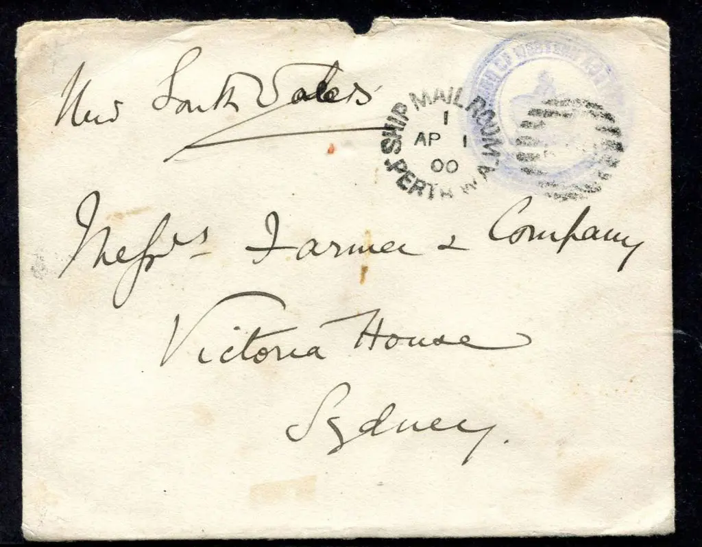 Governor of Western Australia Plain small envelope ... Image 1++