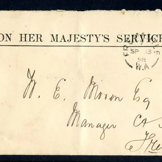 Harbour Master's Office Local Fremantle addressed ...