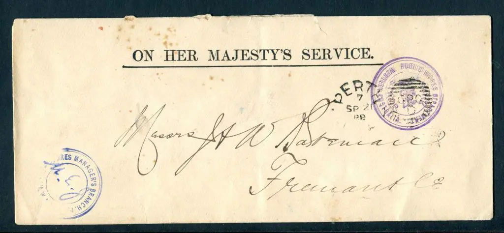 Public Works Department OHMS cover addressed to ... Image 1++