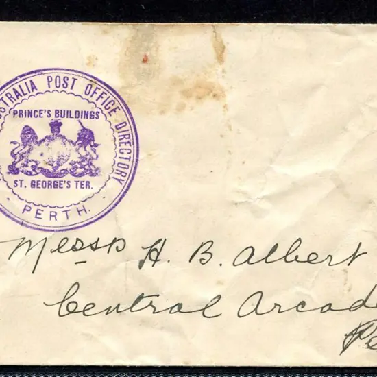 Western Australia Post Office Directory Prince's ...