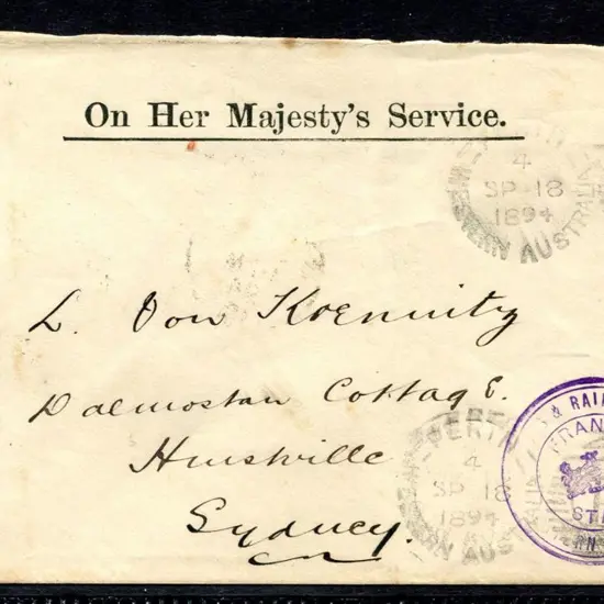Works & Railways OHMS cover from Perth to ...