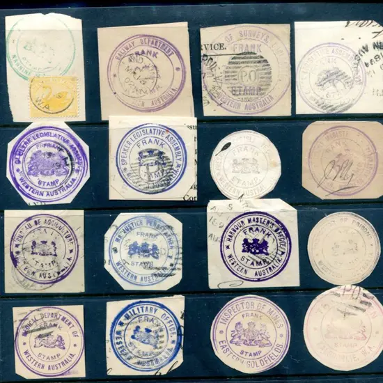 Frank Stamps Range of Frank Stamp cut-outs incl ...