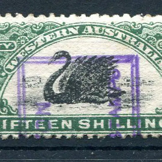 1906/09 5/- deep green with inverted wmk. Fine ...