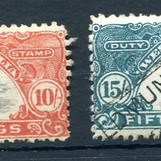 1911/13 10/- & 15/- as above but both very good ...
