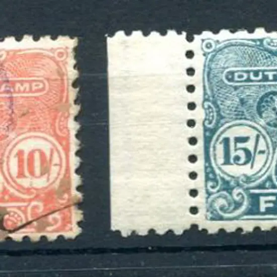 1911/13 10/- & 15/- as above. Both fine used, ...