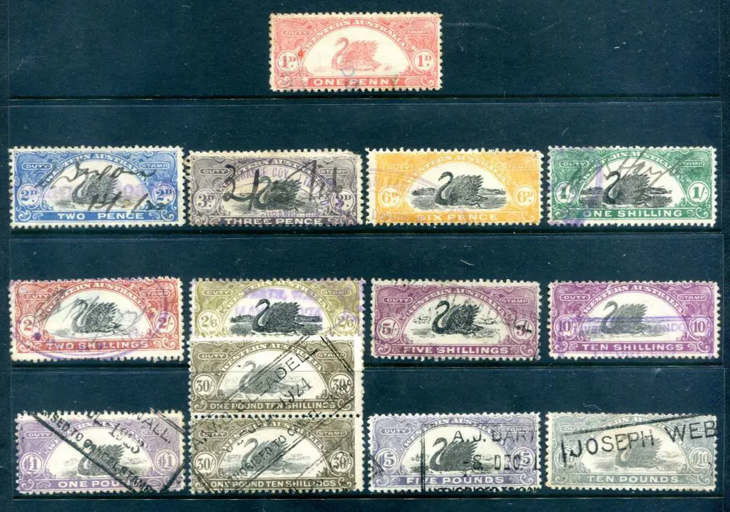 1920/23 1d to £10 grey set of 14. Good to fine ... Image 1++