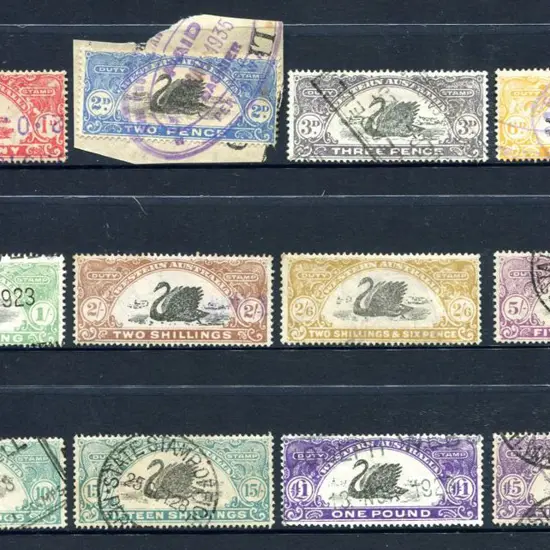1923/25 1d to £5 set of 12. Majority fine used ...