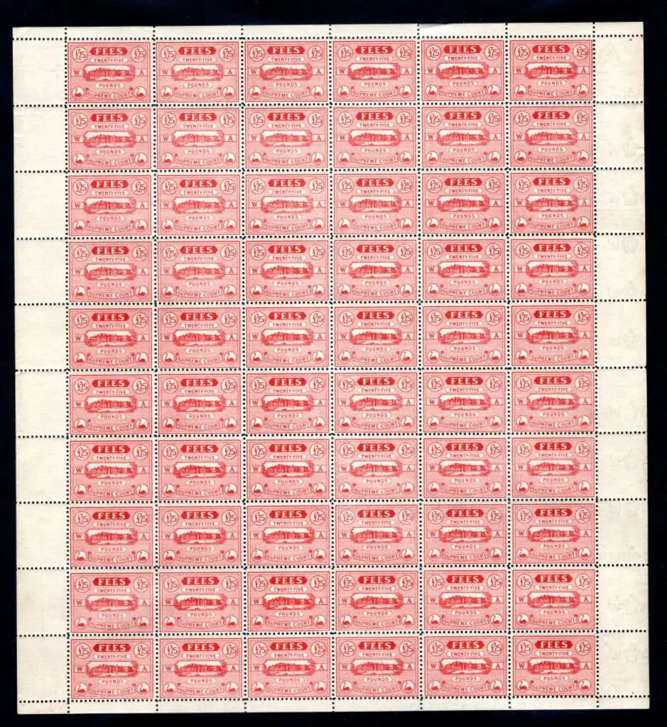 1907 £25 Supreme Court Fees red, perf. 11, WcrownA ... Image 1++