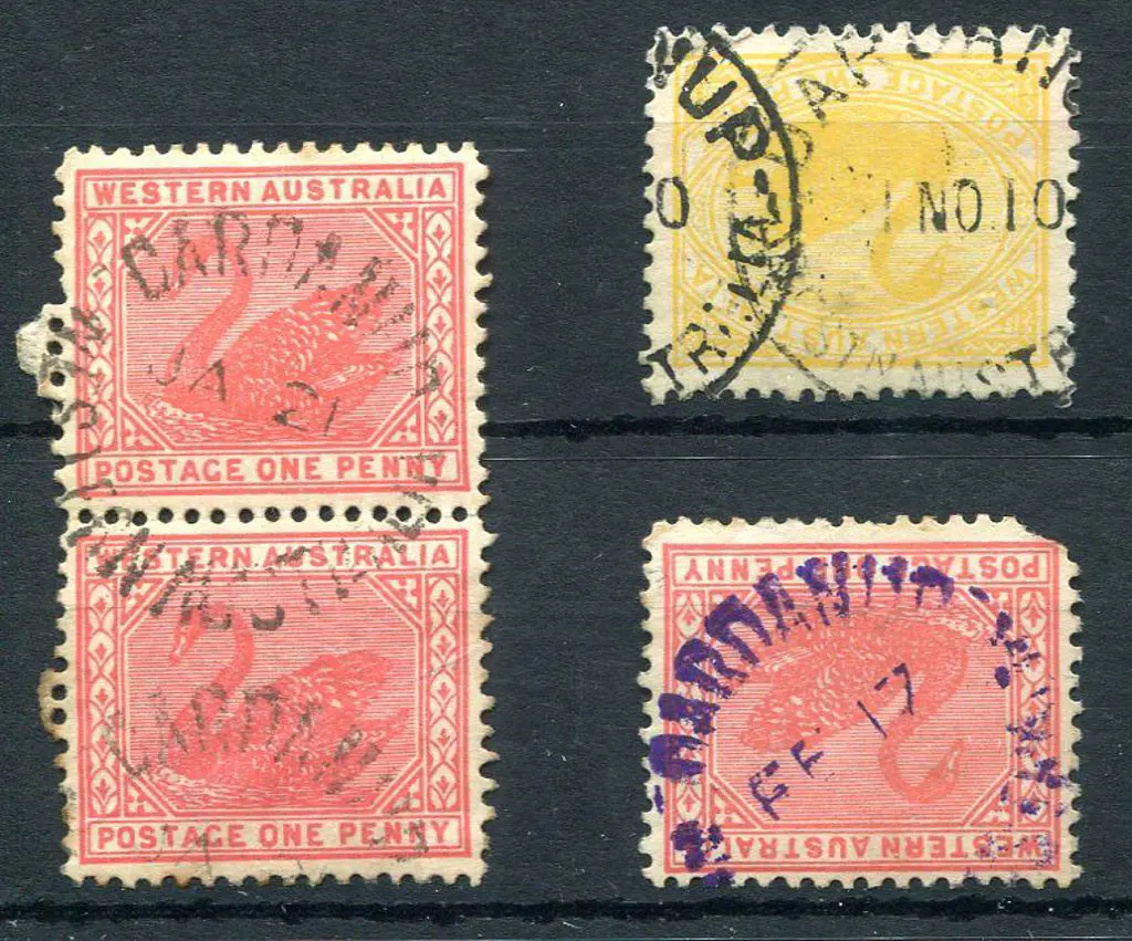 Dardanup Full strike Col 1 on vertical pair of ... Image 1++