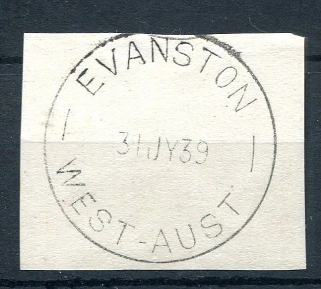 Evanston Crisp & fine 100% strike on piece, ... Image 1++