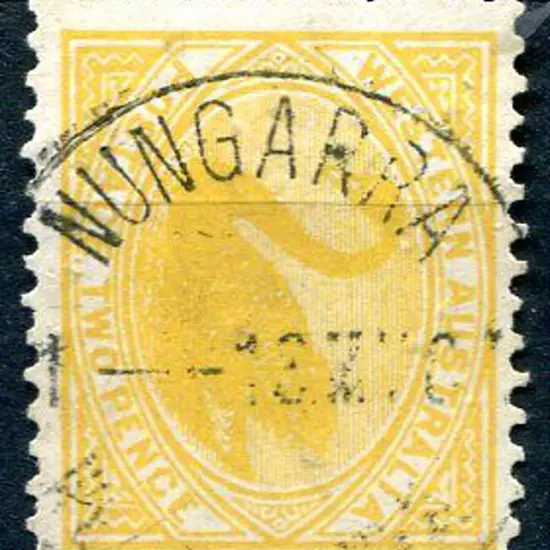 Nungarra A26T on 2d yellow swan dated 13 MY 07 ...